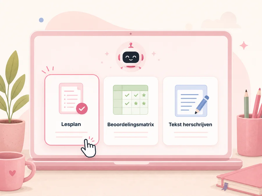 Dashboard met AI-toolkaarten